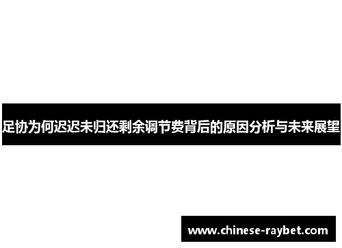 足协为何迟迟未归还剩余调节费背后的原因分析与未来展望 足协为何迟迟未归还剩余调节费背后的原因分析与未来展望